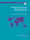 Cover: Managing Financial Crises - International Monetary Fund (IMF)