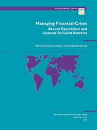 Enlarge image Cover: Managing Financial Crises - International Monetary Fund (IMF)