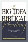 Cover: Big Idea of Biblical Preaching - Baker Publishing Group