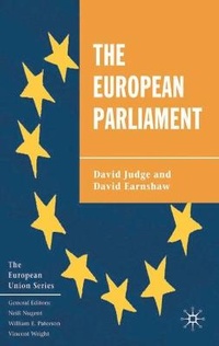 Enlarge image Cover: The European Parliament - Palgrave Macmillan