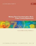 Cover: Making Fiscal Decentralization Work - International Monetary Fund (IMF)