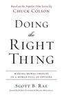 Cover: Doing the Right Thing - Zondervan
