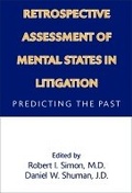 Cover: Retrospective Assessment of Mental States in Litigation - American Psychiatric Association Publishing