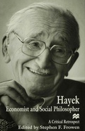 Cover: Hayek: Economist and Social Philosopher - Palgrave Macmillan