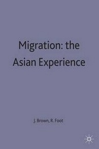 Enlarge image Cover: Migration: the Asian Experience - Palgrave Macmillan