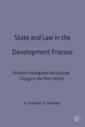 Cover: State and Law in the Development Process - Palgrave Macmillan