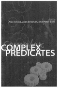Cover: Complex Predicates - Centre for the Study of Language & Information