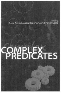 Enlarge image Cover: Complex Predicates - Centre for the Study of Language & Information