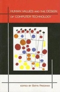 Cover: Human Values and the Design of Computer Technology - Centre for the Study of Language & Information