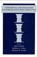 Cover: Conceptual and Discourse Factors in Linguistic Structure - Centre for the Study of Language & Information