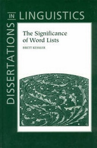 Enlarge image Cover: The Significance of Word Lists - Centre for the Study of Language & Information