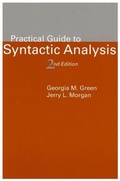 Cover: Practical Guide to Syntactic Analysis, 2nd Edition - Centre for the Study of Language & Information