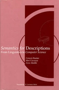 Enlarge image Cover: Semantics for Descriptions - Centre for the Study of Language & Information
