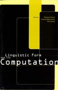 Cover: Linguistic Form and Its Computation - Centre for the Study of Language & Information
