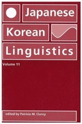 Cover: Japanese/Korean Linguistics, Volume 11 - Centre for the Study of Language & Information