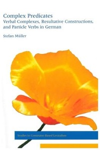 Enlarge image Cover: Complex Predicates - Centre for the Study of Language & Information