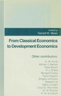 Cover: From Classical Economics to Development Economics - Palgrave Macmillan