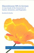 Cover: Discontinuous NPs in German - Centre for the Study of Language & Information