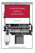 Cover: A Constructional Approach to Resultatives - Centre for the Study of Language & Information