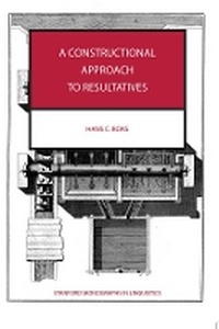 Enlarge image Cover: A Constructional Approach to Resultatives - Centre for the Study of Language & Information