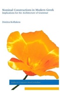 Cover: Nominal Constructions in Modern Greek - Centre for the Study of Language & Information