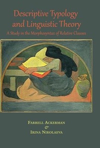 Enlarge image Cover: Descriptive Typology and Linguistic Theory - Centre for the Study of Language & Information