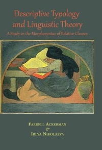 Enlarge image Cover: Descriptive Typology and Linguistic Theory - Centre for the Study of Language & Information