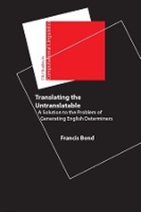 Enlarge image Cover: Translating the Untranslatable - Centre for the Study of Language & Information