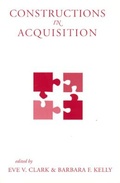 Cover: Constructions in Acquisition - Centre for the Study of Language & Information