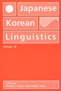 Cover: Japanese/Korean Linguistics, Volume 14 - Centre for the Study of Language & Information