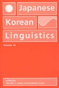 Cover: Japanese/Korean Linguistics, Volume 14 - Centre for the Study of Language & Information