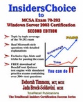 Cover: InsidersChoice to MCSA Exam 70-292 Windows Server 2003 Certification - TotalRecall Publications Inc