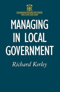 Enlarge image Cover: Managing in Local Government - Palgrave Macmillan