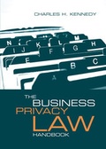 Cover: Business Privacy Law Handbook - Artech House Publishers