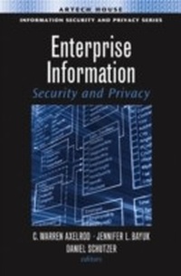 Enlarge image Cover: Enterprise Information Security and Privacy - Artech House