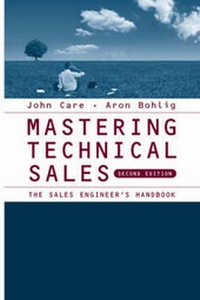 Enlarge image Cover: Mastering Technical Sales - Artech House Publishers