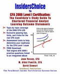Cover: InsidersChoice To CFA 2006 Level I Certification - TotalRecall Publications Inc