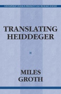 Cover: Translating Heidegger - Prometheus Books