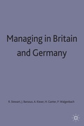 Cover: Managing in Britain and Germany - Palgrave Macmillan