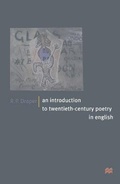 Cover: An Introduction to Twentieth-century Poetry in English - Palgrave Macmillan