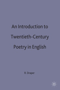 Enlarge image Cover: An Introduction to Twentieth-Century Poetry in English - Red Globe Press