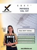 Cover: Cset Physics 123, 127 Teacher Certification Test Prep Study Guide - XAMONLINE.COM
