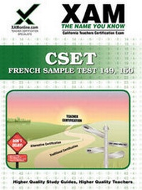 Enlarge image Cover: Cset French Sample Test 149, 150 Teacher Certification Test Prep Study Guide - XAMONLINE.COM