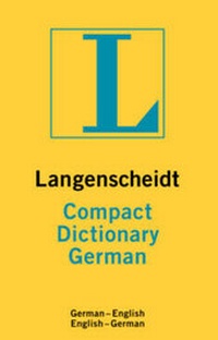 Enlarge image Cover: German Langenscheidt Compact Dictionary - Langenscheidt