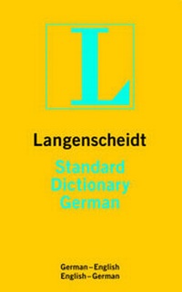 Abbildung von: German Langenscheidt Standard Dictionary - Langenscheidt