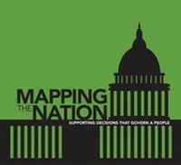 Enlarge image Cover: Mapping the Nation - ESRI Press