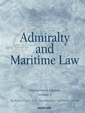Cover: Admiralty and Maritime Law Volume 2 - Beard Books