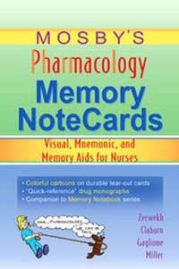 Enlarge image Cover: Mosby's Pharmacology Memory NoteCards - Mosby