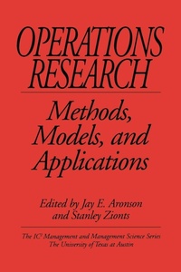 Enlarge image Cover: Operations Research - Information Age Publishing