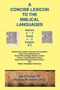 Enlarge image Cover: Concise Lexicon to the Biblical Languages - Sovereign Grace Publishers